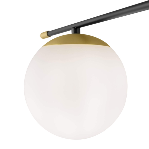 Lampa sufitowa molekułowa Nostalgia MOD048CL-06G biała czarna