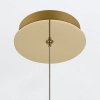 Wisząca lampa Atomo QN-ATOMO-1P-BG LED 9W 3000K szklana kula złoty