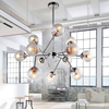 Lampa wisząca BEST 30-64806 szklana molekuły kule balls przezroczyste