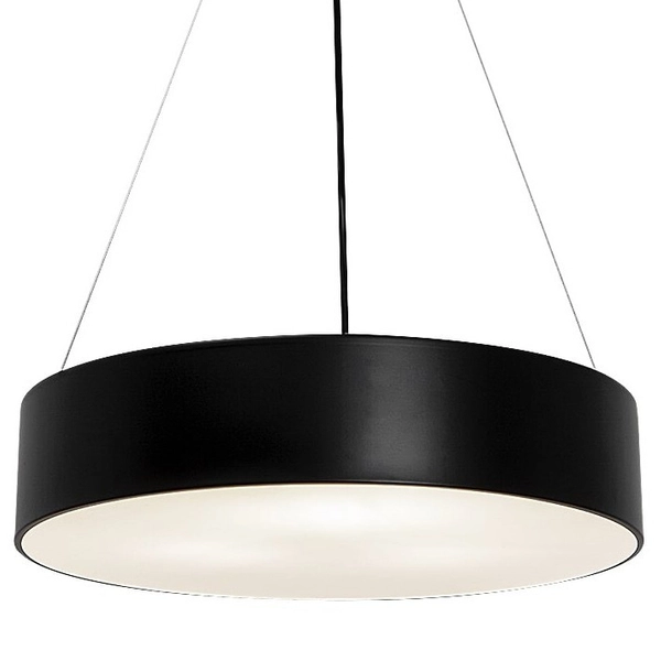 Minimalistyczna LAMPA wisząca RENATA 5082 Rabalux okrągły metalowy ZWIS nowoczesny czarny