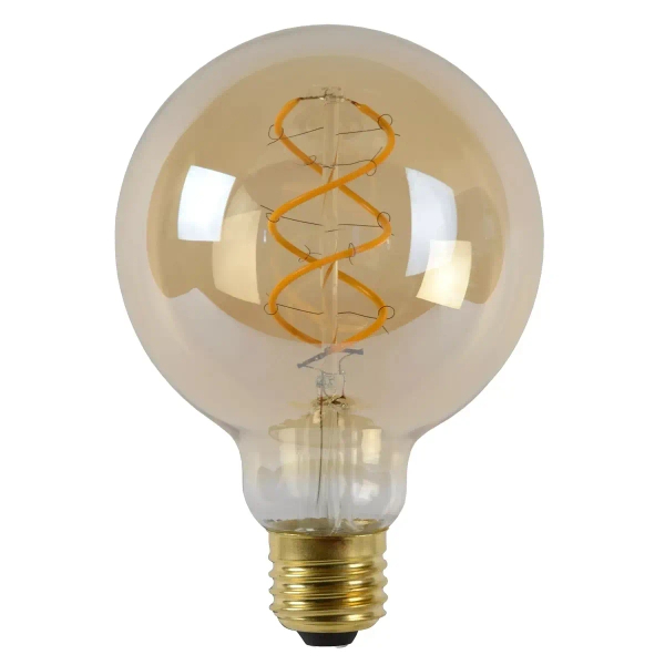 Bańka żarówka LED 49032/05/62 Lucide E27 5W 2200K 260lm bańka bursztynowa