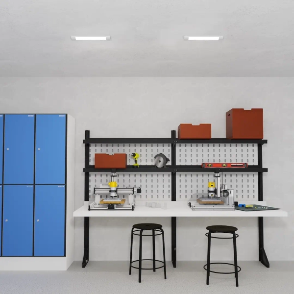 Podłużna lampa sufitowa EK9837 LED 7W 4000K listwa biała