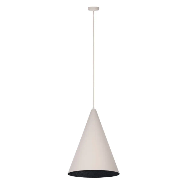 Salonowa lampa wisząca VESUVIO 41071 metalowa beżowa czarna