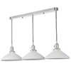 Ceramiczna lampa wisząca Hadano HAD3661-10 do salonu chrom biały