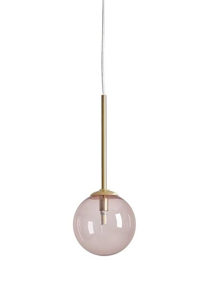 Wisząca lampa salonowa Bosso 1119E_40 Aldex kule wielokolorowe mosiądz