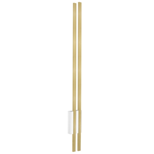 Nowoczesny kinkiet EBORA 8244 AMPLEX minimalistyczny LED 24W złoty biały