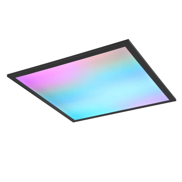 Kwadratowa lampa sufitowa Beta R67664532 LED 18W 2700-6500K czarny