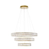 Salonowy żyrandol pałacowy Bauta crystal LED 92W 3500K złoty