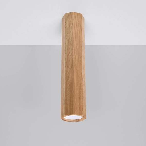 Drewniany downlight sufitowy SL.1034 drewniana tuba do kuchni