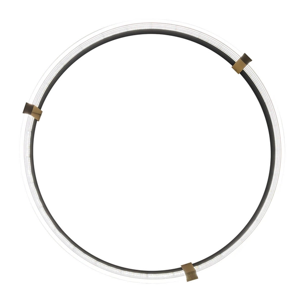 Lampa wisząca Plum LP-0407/1P M BK Triangle LED 32W 3000-6000W czarna