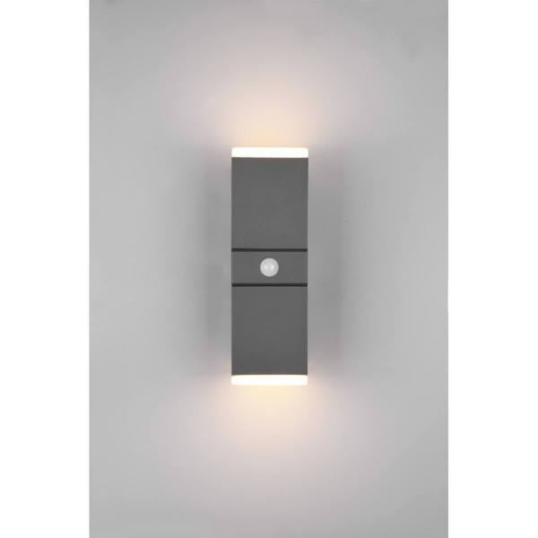 Regulowana lampa ścienna HADOR DL242270669 LED 7W 3000K IP54 antracyt