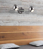Ścienna lampa Salva K-8002/2 CHR balls z regulacją chrom