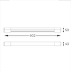 Łazienkowy kinkiet Parks W200526401 Zumaline LED 6,5W 3000K IP44 chrom