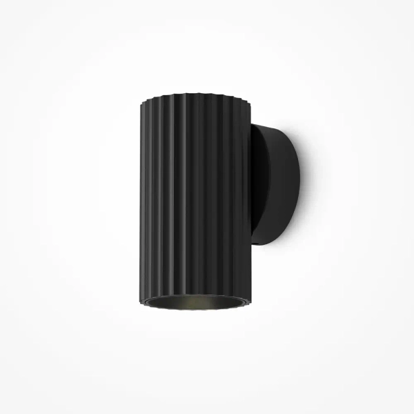 Ścienna lampa podłużna Calipso C106WL-01-GU10-B tuba czarna