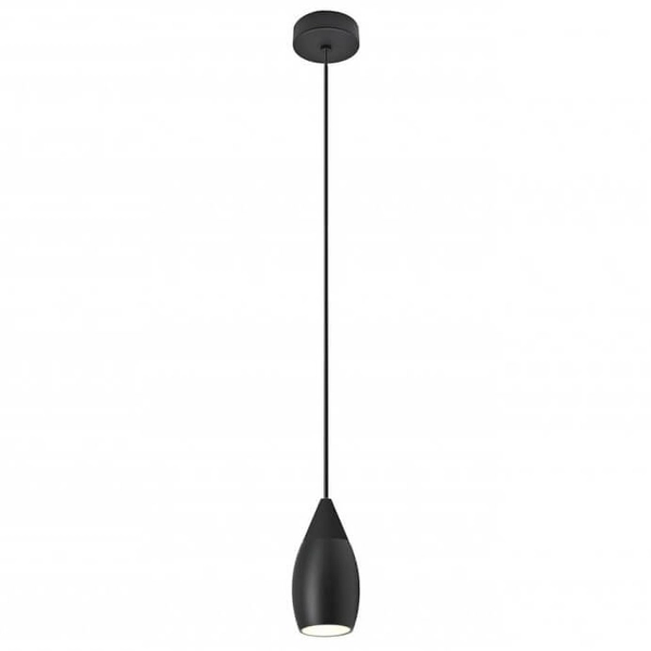 Zwieszana lampa owal TENTOR AZ3098+AZ3088 Azzardo LED 7W 3000K czarny