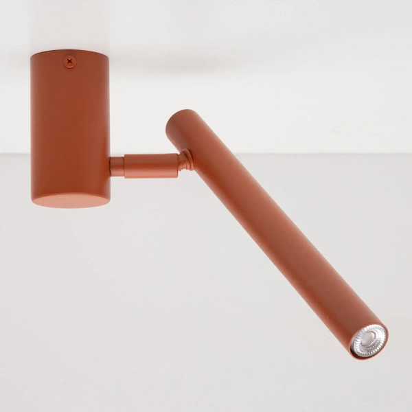 Metalowa lampa sufitowa Sopel 41471 tubka ruchoma ceglana