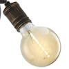 Kinkiet loftowy Fidel 3214 regulowana lampa do jadalni złoto antyczne