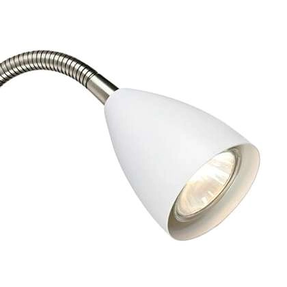 Kinkiet LAMPA ścienna CIRO 107410 Markslojd regulowana OPRAWA metalowa reflektorek na peszlu biały