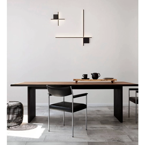 Ścienny kinkiet CHOTA LE44309 LED 10W 3000K metalowy czarny