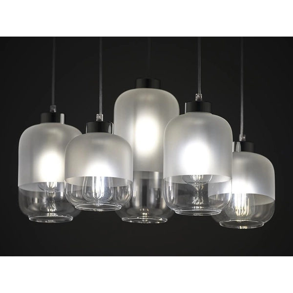 Wielopunktowa lampa wisząca jadalniana Marco 3359 TK Lighting szklana