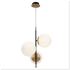 LAMPA wisząca NOSTALGIA MOD048PL-03G Maytoni modernistyczna OPRAWA szklane kule ZWIS balls czarne białe złote