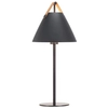 Klasyczna lampka stołowa Strap 46205003 Nordlux do salonu czarna