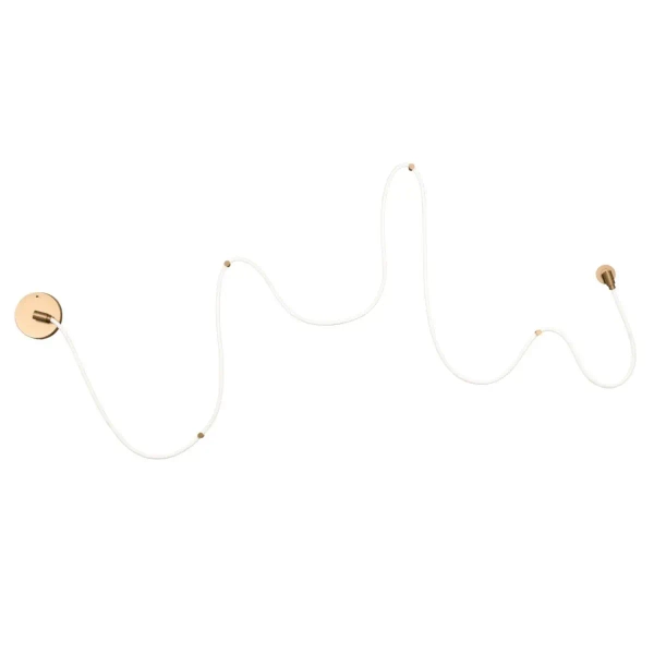 Ścienny kinkiet Janderin 24205/54/05 LED 48W 2200-3300K czujnik ruchu złoty