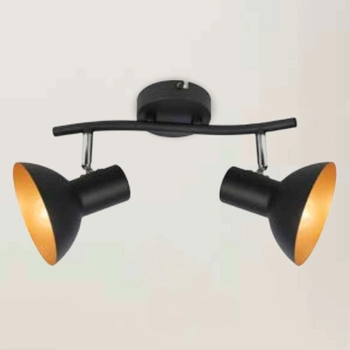 LAMPA sufitowa DISO 92-63427 Candellux metalowa OPRAWA listwa SPOT industrialne reflektorki czarne złote