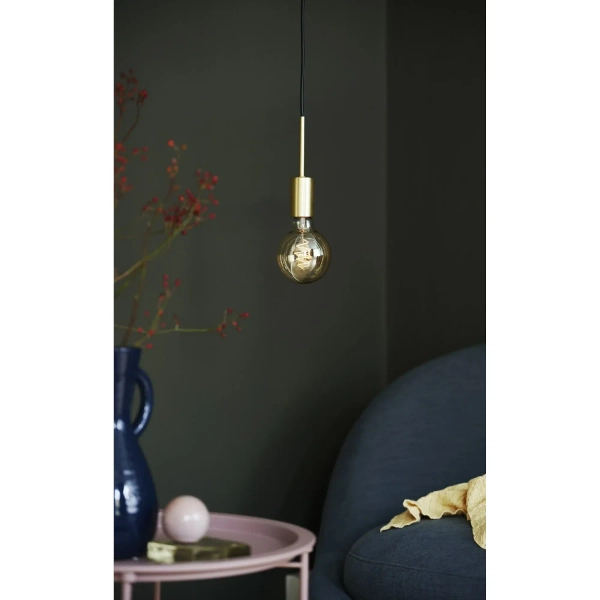 Wisząca lampa do sypialni Paco 2112053035 na kablu mosiądz