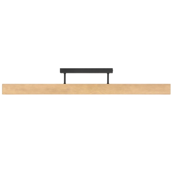 Salonowa lampa nasufitowa Teo 6619 LED 22W 3000K belka drewniana