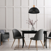 Wisząca lampa salonowa Oslo 4852 TK Lighting skandynawska drewniana czarna