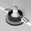 Wpuszczana sufitowa lampa Stark DL083-01-GU10-RD-B IP65 czarna
