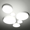 Plafon LAMPA sufitowa BUNGO 7142 Shilo okrągła OPRAWA ścienna KINKIET biały