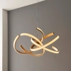 Modernistyczna lampa wisząca Lorenzo 97614 LED 48W 3000K złota