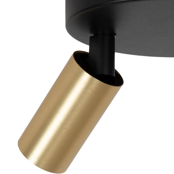 Lampa regulowana nasufitowa RITMO 09942/13/02 metalowa tuby czarne złote