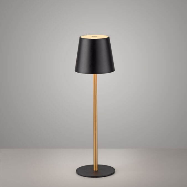 Stołowa lampka Euria 19250-68 LED 2,5W 3000K IP54 czarna złota