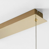 Wisząca lampa LED Cholet MD7361-5A-EGT Zumaline 56W 3000K nad stół złota