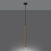 Wisząca lampa nad stół Pastelo SL.1195 kuchenna złota czarna