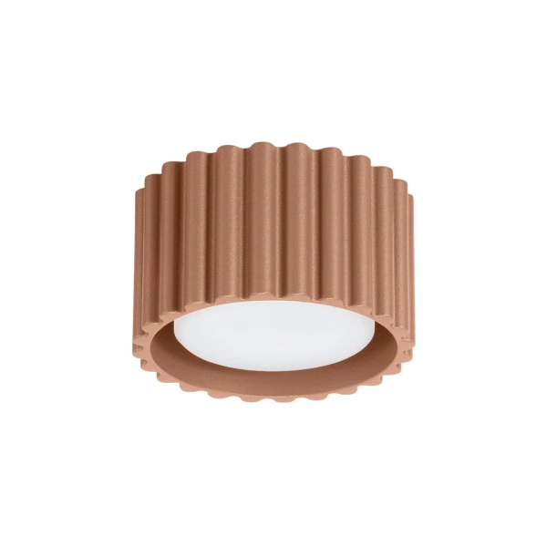 Lampa sufitowa AURA mocca SL.1807 ryflowana 1xGx53