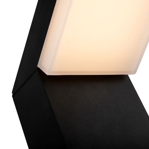 Ścienna lampa zewnętrzna Paso O595WL-L12B3K Maytoni LED 12W 3000K IP54 czarna