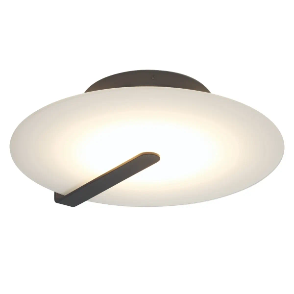 Ścienna lampa do salonu Nuvola QN-NUVOLA-F-M-BK LED 18W 3000K czarna biała