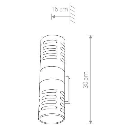 Kinkiet LAMPA elewacyjna MEKONG 4420 Nowodvorski ścienna OPRAWA zewnętrzna do ogrodu IP54 tuba outdoor grafitowa