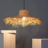 Lampa zawieszana Boho ABR-LWAA-60 Abruzzo kapelusz ekologiczna beżowa