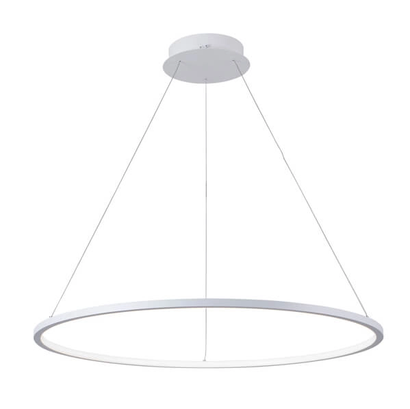 Pierścień wiszący Vinola PND-56135B-040RPC-WH-3KS4K Italux LED 24W 3000-4000K biała