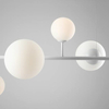 Wisząca lampa nowoczesna DIONE 1092K Aldex modernistyczny żyrandol biały