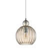 Kulista lampa zwieszana Biron PND-8744-1M-CG Italux szklana chrom