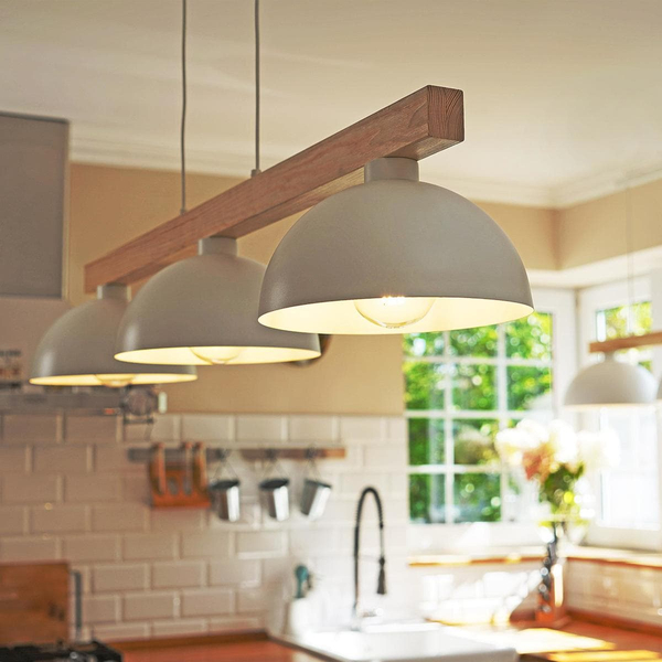Lampa wisząca skandynawska Oslo 4712 TK Lighting drewniana potrójna biała
