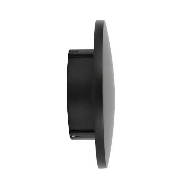 Lampa ścienna okrągła ARIA 11562 LED 6W 3000K koło IP54 czarna