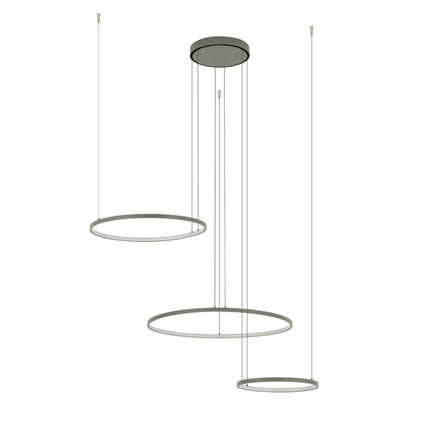 Lampa wisząca Circolo 11398 Nowodvorski LED 45W 3000K pierścieniowa oliwkowa