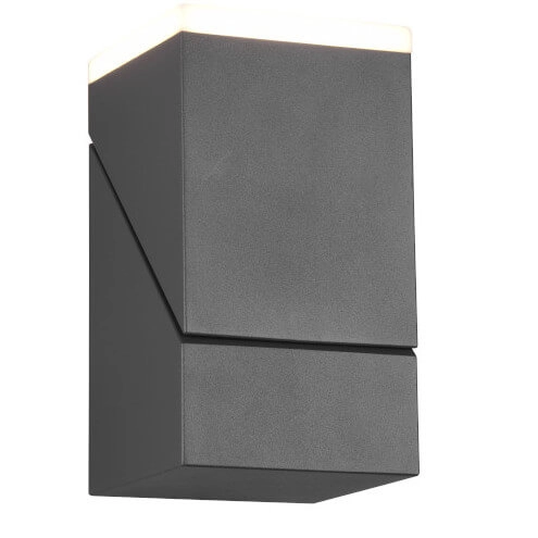 Zewnętrzna lampa ścienna HADOR DL142270660 LED 7W 3000K IP54 antracyt